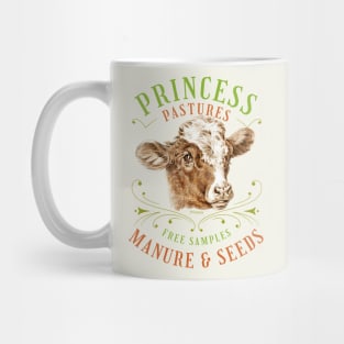 Vintage Farm Animal Cow Cute Cottagecore Aesthetic Girls Women Mug